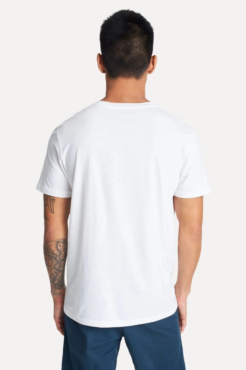 Camiseta Simples Mc Algodao Peruano Masculina Branco - Sevet Company