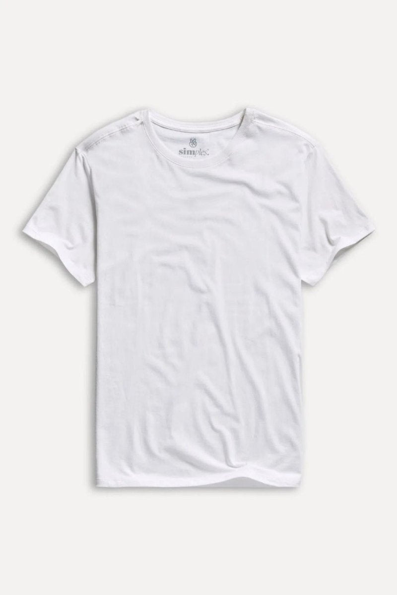 Camiseta Simples Mc Gola Careca Simples Off White