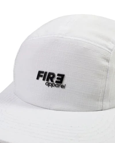 Boné Fire Five Panel Apparel Logo Branco