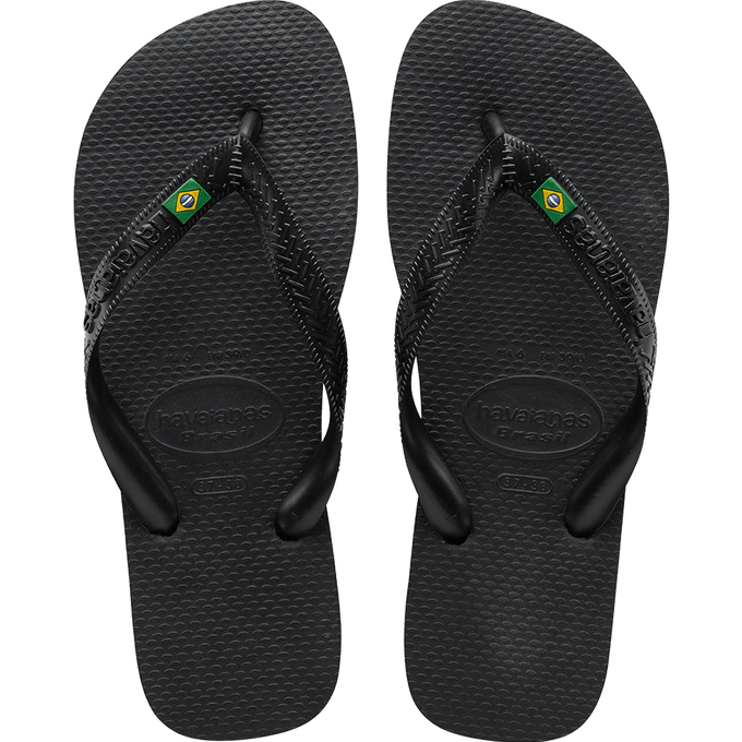 Chinelo Havaianas Brasil Preto - Sevet Company