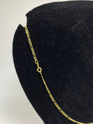 CORRENTE 3 POR 1 FECHO BOIA (2MM) - BANHADA A OURO 18K - Sevet Company