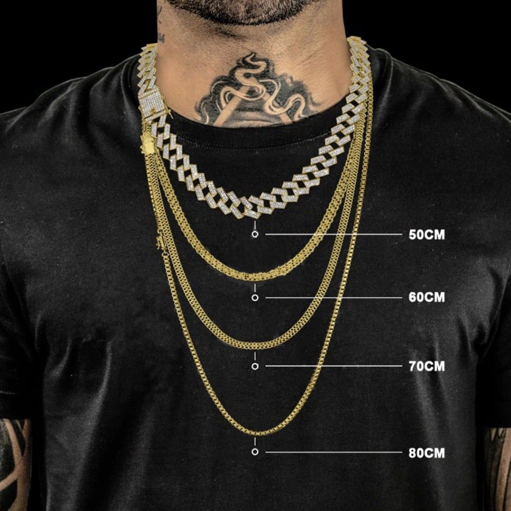 CORRENTE 3 POR 1 FECHO BOIA (2MM) - BANHADA A OURO 18K - Sevet Company