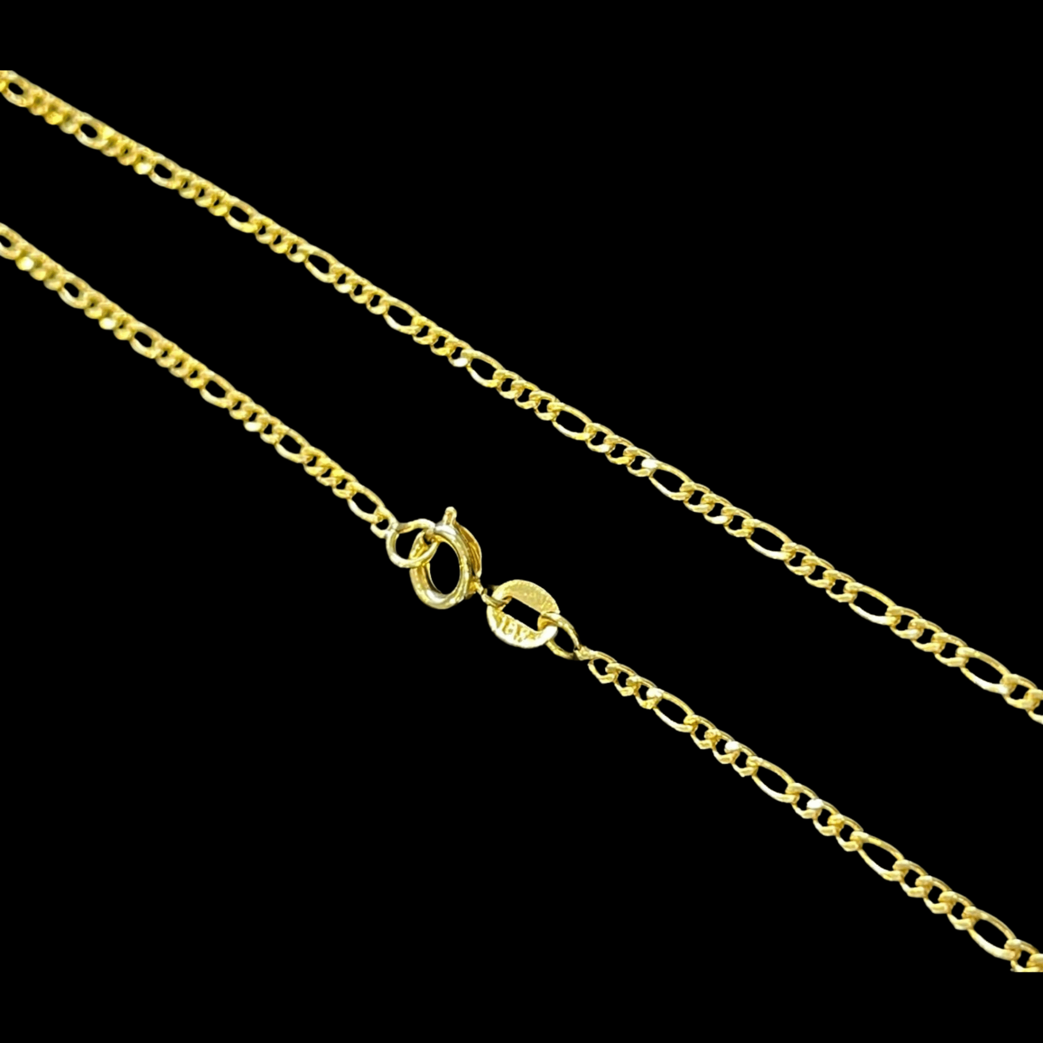 CORRENTE 3 POR 1 FECHO BOIA (2MM) - BANHADA A OURO 18K - Sevet Company