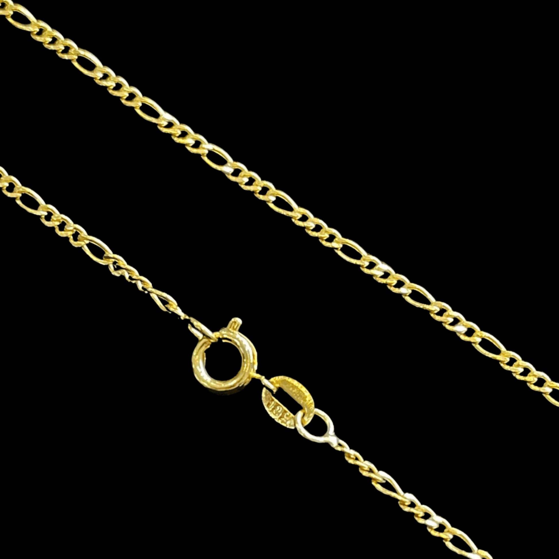 CORRENTE 3 POR 1 FECHO BOIA (2MM) - BANHADA A OURO 18K - Sevet Company