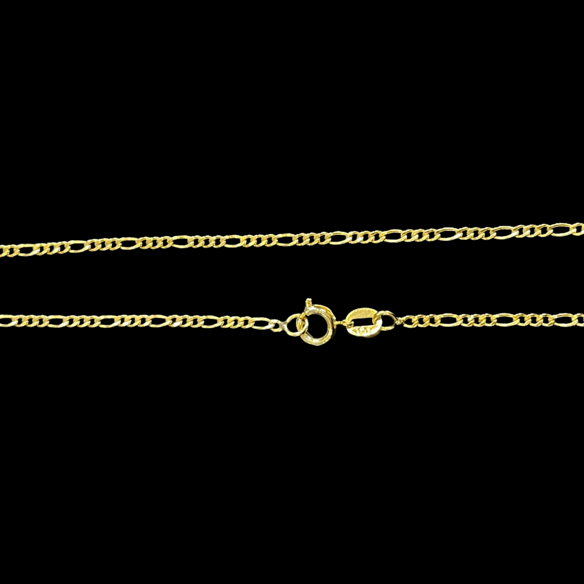 CORRENTE 3 POR 1 FECHO BOIA (2MM) - BANHADA A OURO 18K - Sevet Company