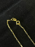 CORRENTE ELO REDONDINHO FECHO BOIA (3MM) - 3,9G - 70CM - BANHADA A OURO 18K - Sevet Company