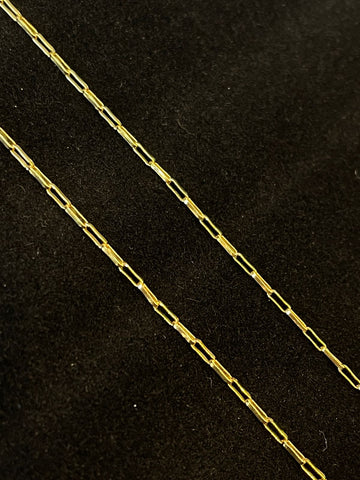 CORRENTE ELO REDONDINHO FECHO BOIA (3MM) - 3,9G - 70CM - BANHADA A OURO 18K - Sevet Company