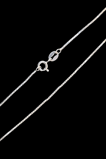 CORRENTE PRATA ITALIANA MACIÇA 925 VENEZIANA 1MM/3G/70CM - Sevet Company