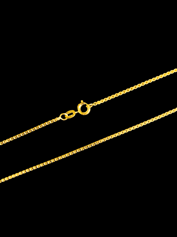 CORRENTE VENEZIANA (1,5MM) - BANHADA A OURO 18K - Sevet Company