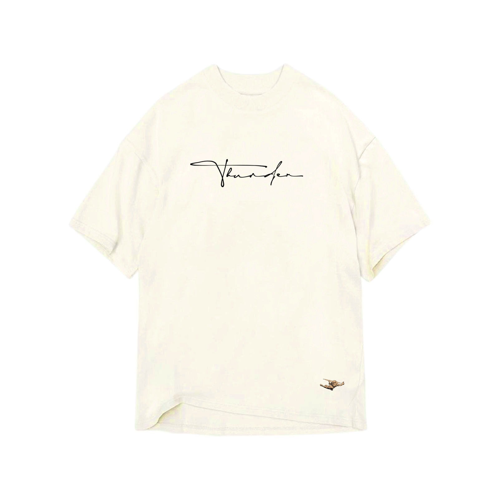 CAMISETA THUNDER GOD OVERSIZED SIGNATURE - OFF WHITE (8040678785240)