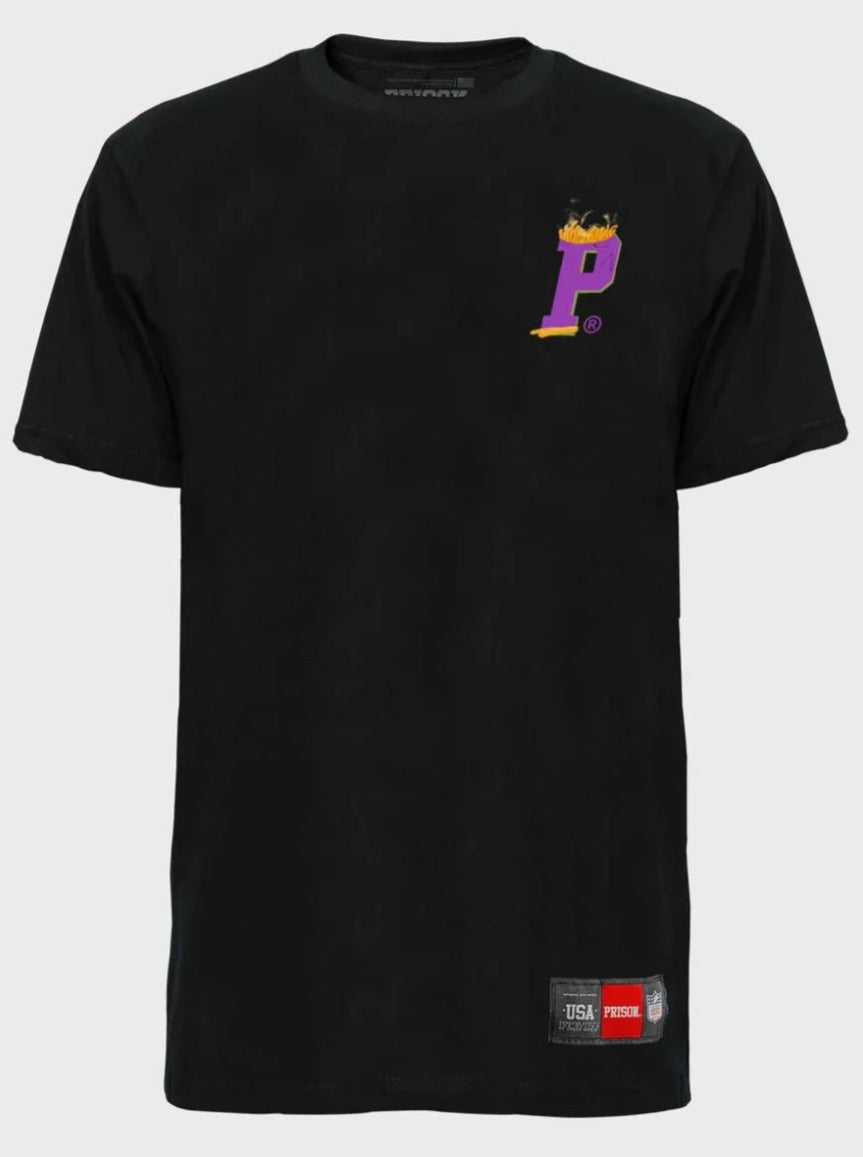 Camiseta Prison Potato Logo Preta (8007224262872)