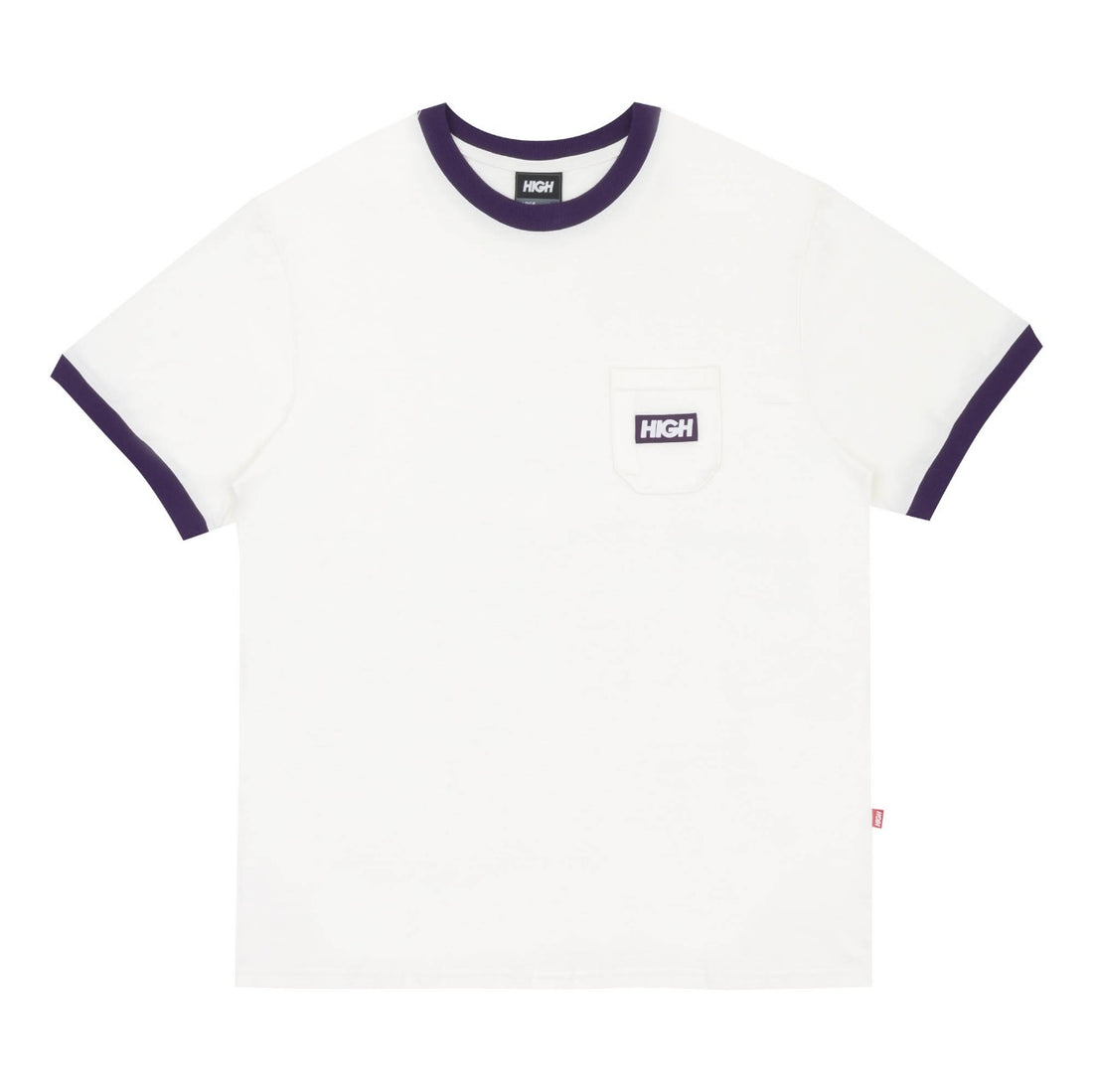 Camiseta High Pocket Tee White/Purple (8127756435672)