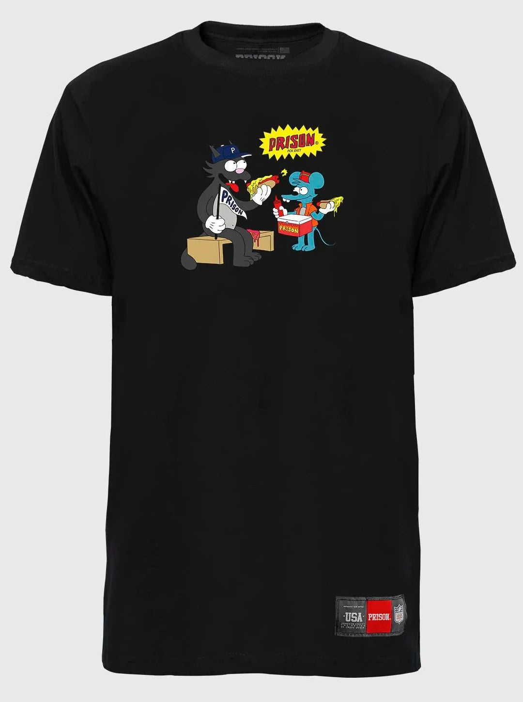 Camiseta Prison Black The Itchy & Scratchy (8007224656088)