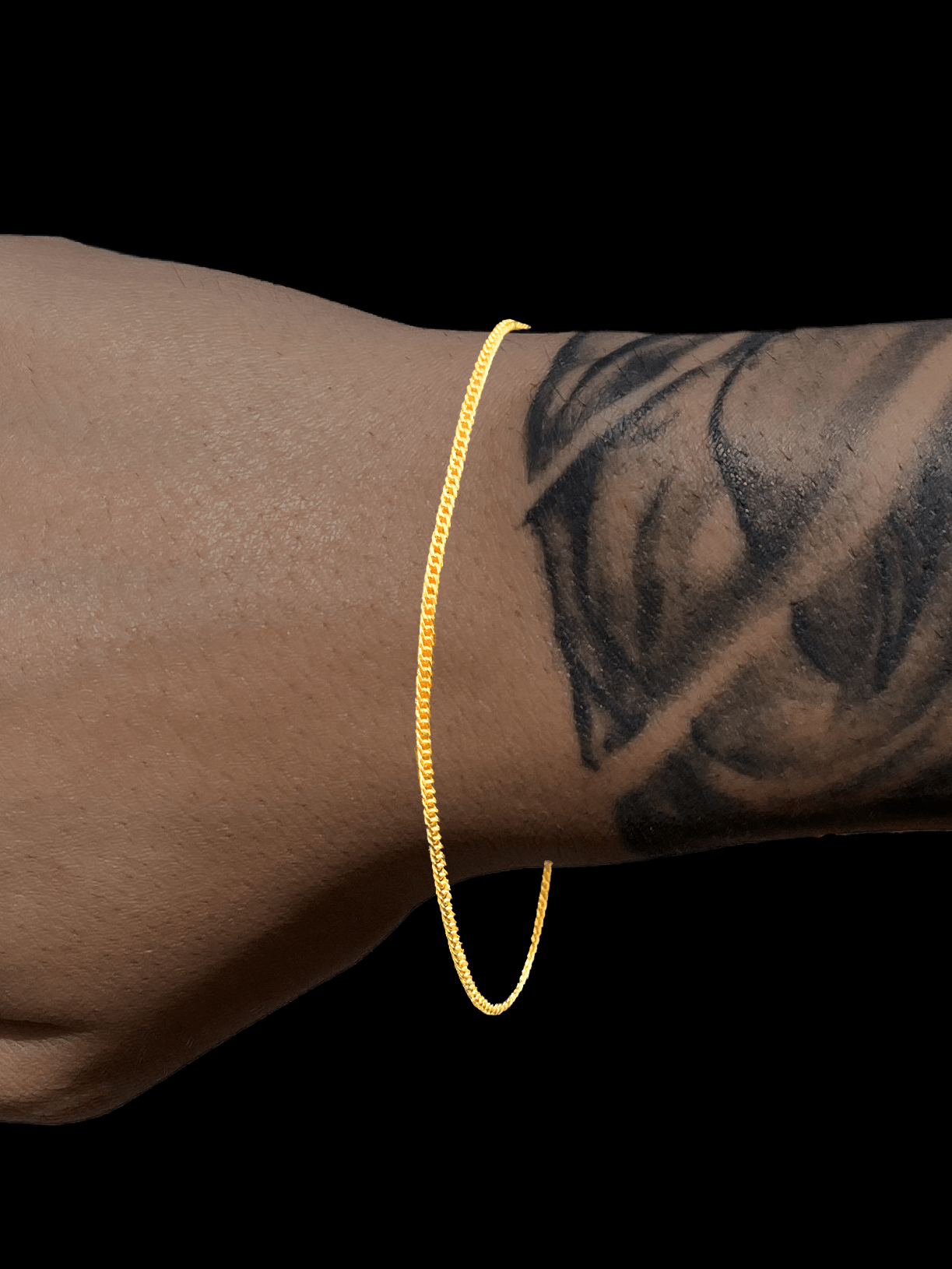 Pulseira Lacraia Fecho Boia (1,5mm) - 1,3g - 19cm - Banhada a Ouro 18k - Sevet Company